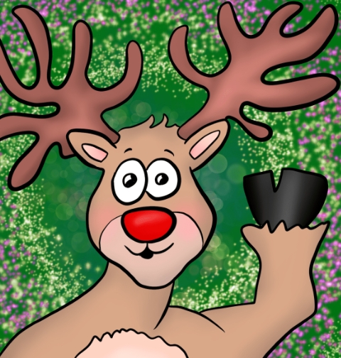 reindeer how to draw