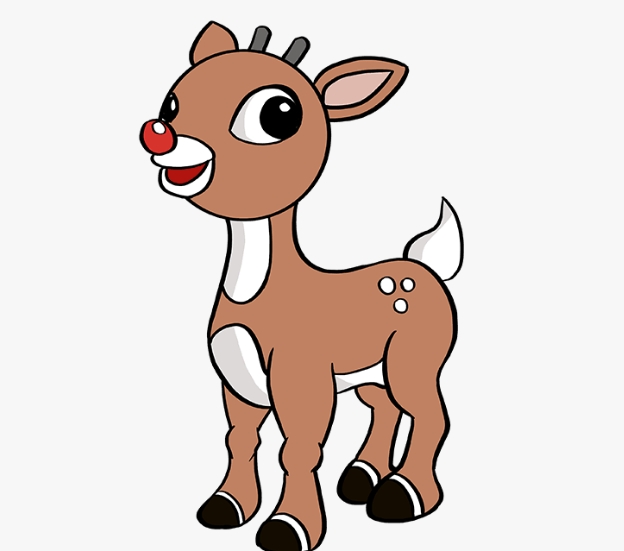 cartoon reindeer transparent