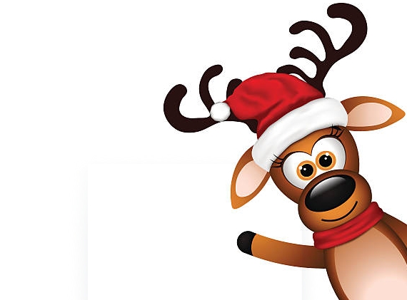 cartoon pic of reindeer