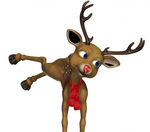 cartoon reindeer pics