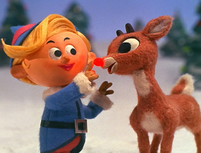 cartoon images of rudolph the red nosed reindeer