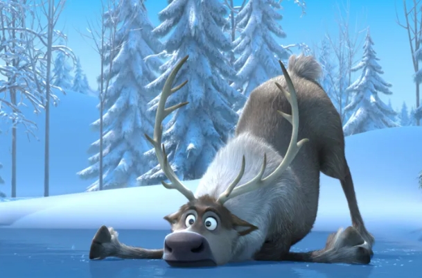 whoʼs the reindeer in frozen