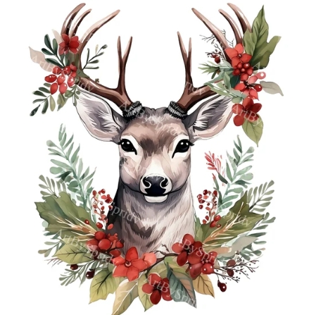 images of christmas deer