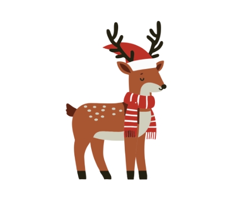 christmas deer clip art