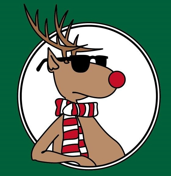 funny reindeer clipart