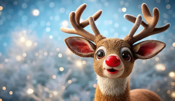 free images of rudolph the red nosed reindeer