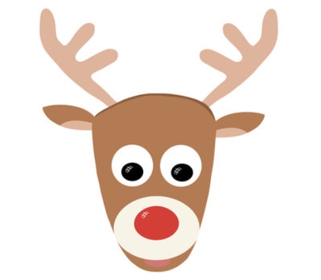 free clipart rudolph the red nosed reindeer