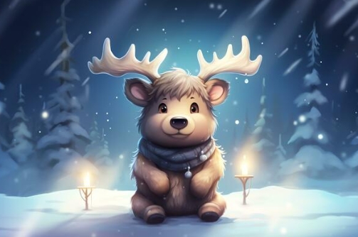 cute reindeer image