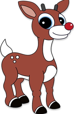 free clip art rudolph reindeer