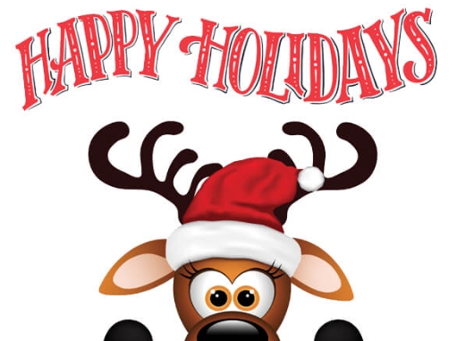 happy holidays reindeer images