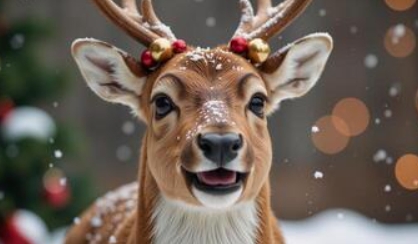 cute pictures of reindeer