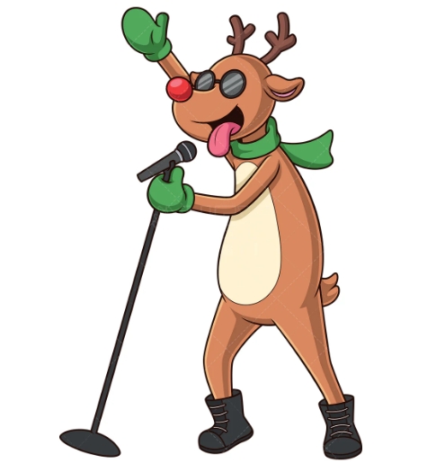 clip art rudolph