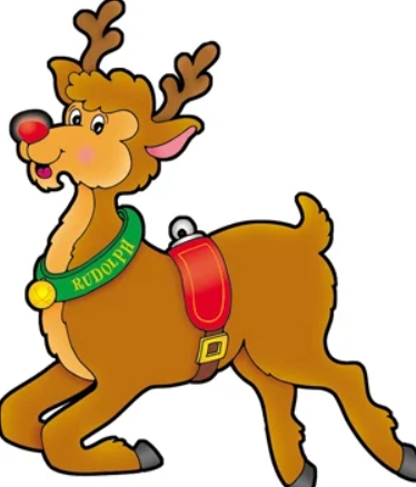 clip art reindeer head