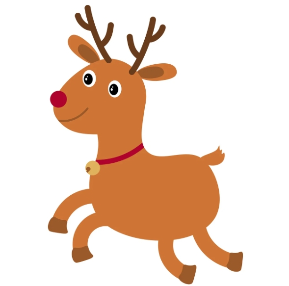 pictures of animated reindeer