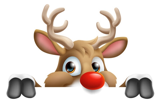 reindeer cartoon clipart