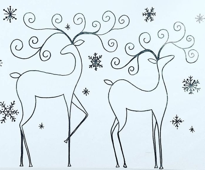 whimsical reindeer images