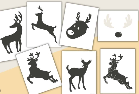 reindeer printable images