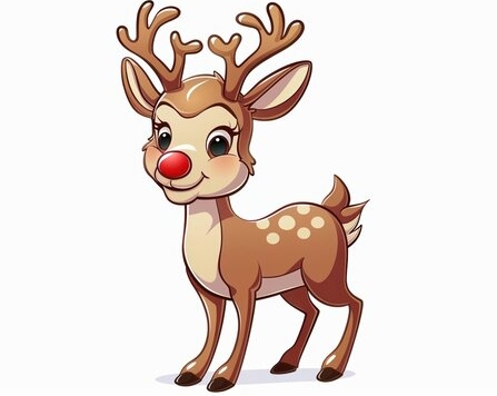 reindeer cartoon pics