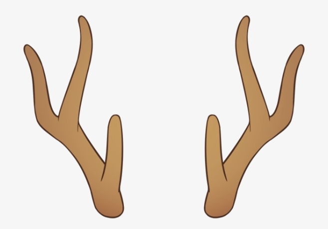 reindeer antlers transparent