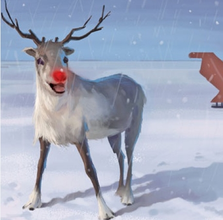 real picture of rudolph reindeer