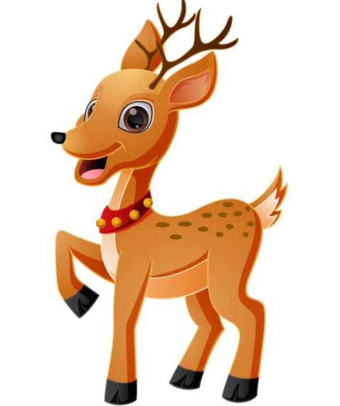 reindeer hooves clipart