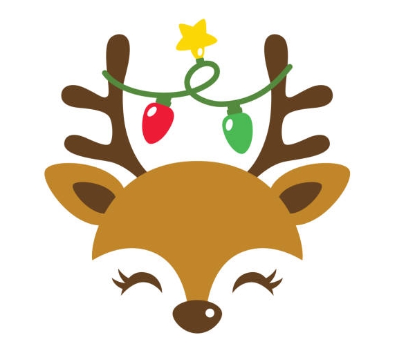 reindeer christmas clipart