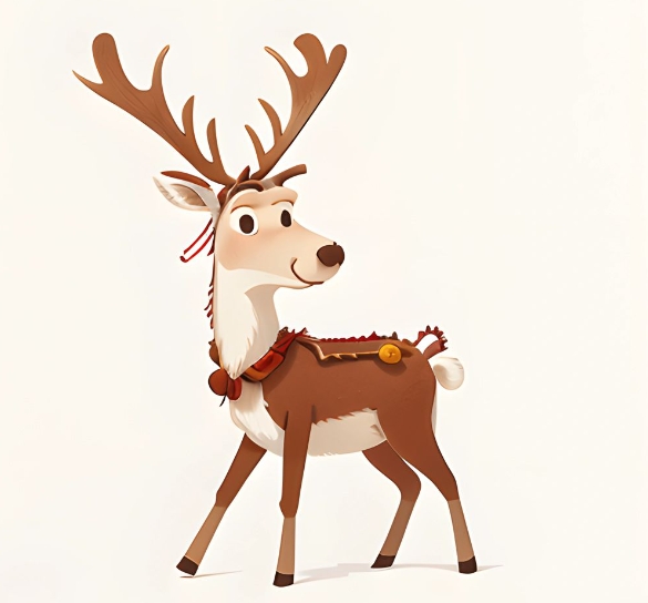 pics of cartoon reindeer