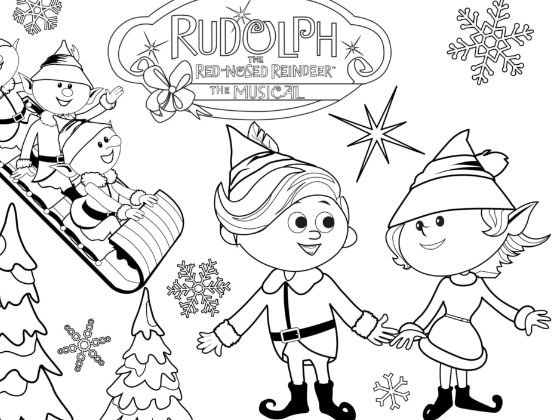 rudolph the red nosed reindeer pictures to print