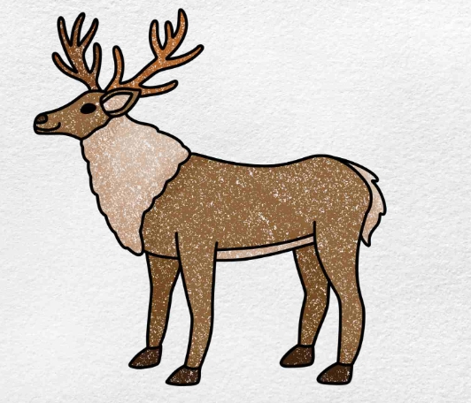 reindeer sketch images