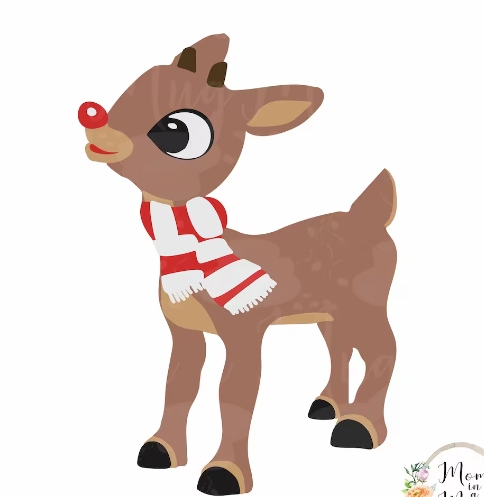 reindeer nose png