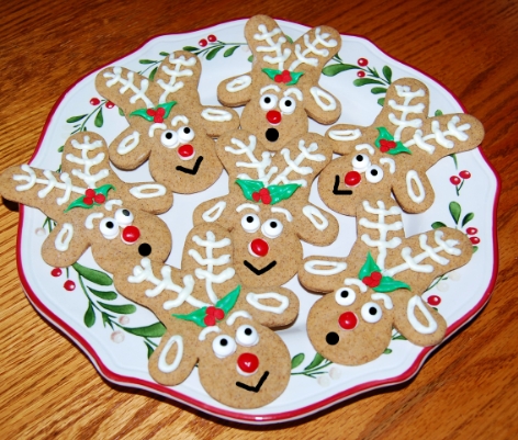 reindeer gingerbread cookies images