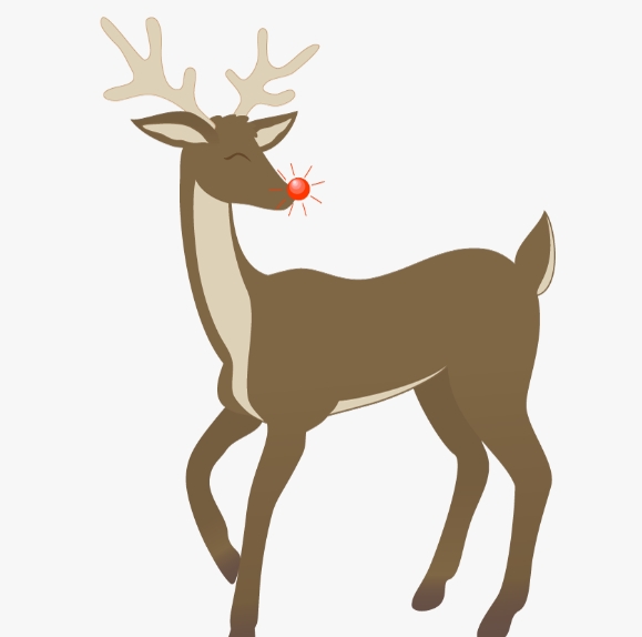 rudolph reindeer clip art